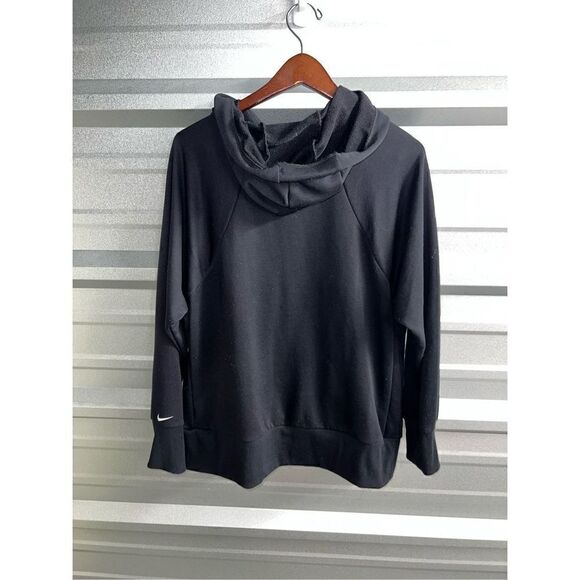 Black Nike Dri-Fit Full Zip Hoodie Size M - Picture 9 of 11